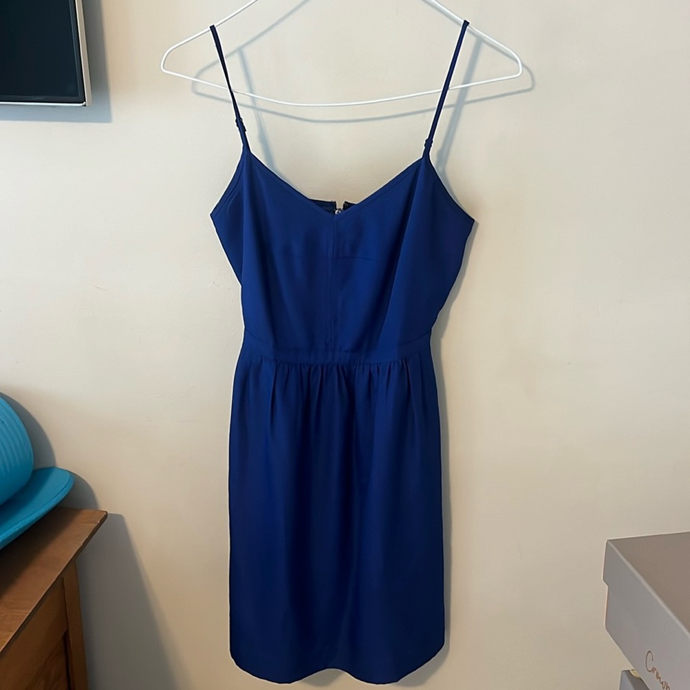 Navy dress spaghetti strap, From J.crew